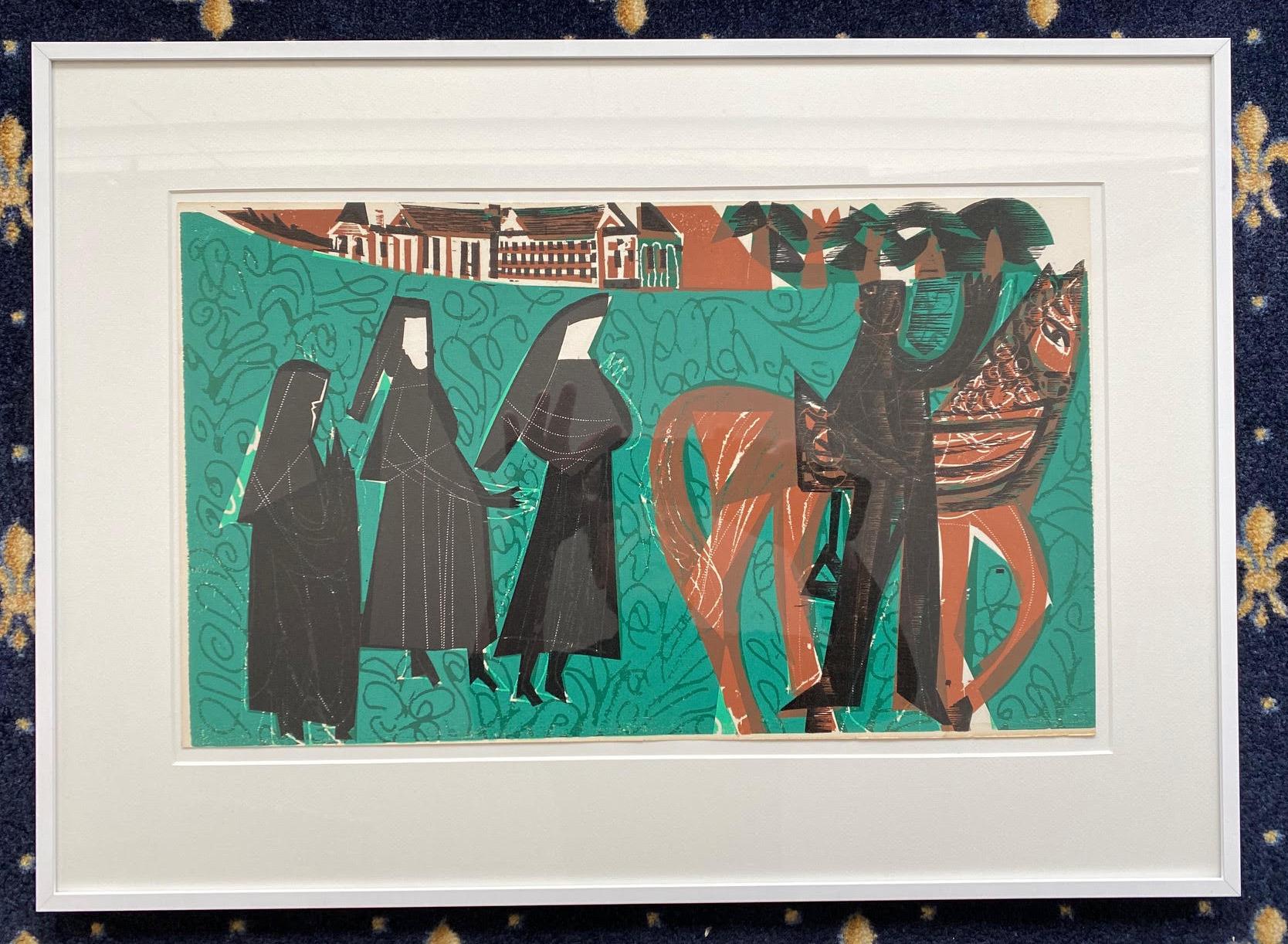 Grieshaber, 'Abschied' :