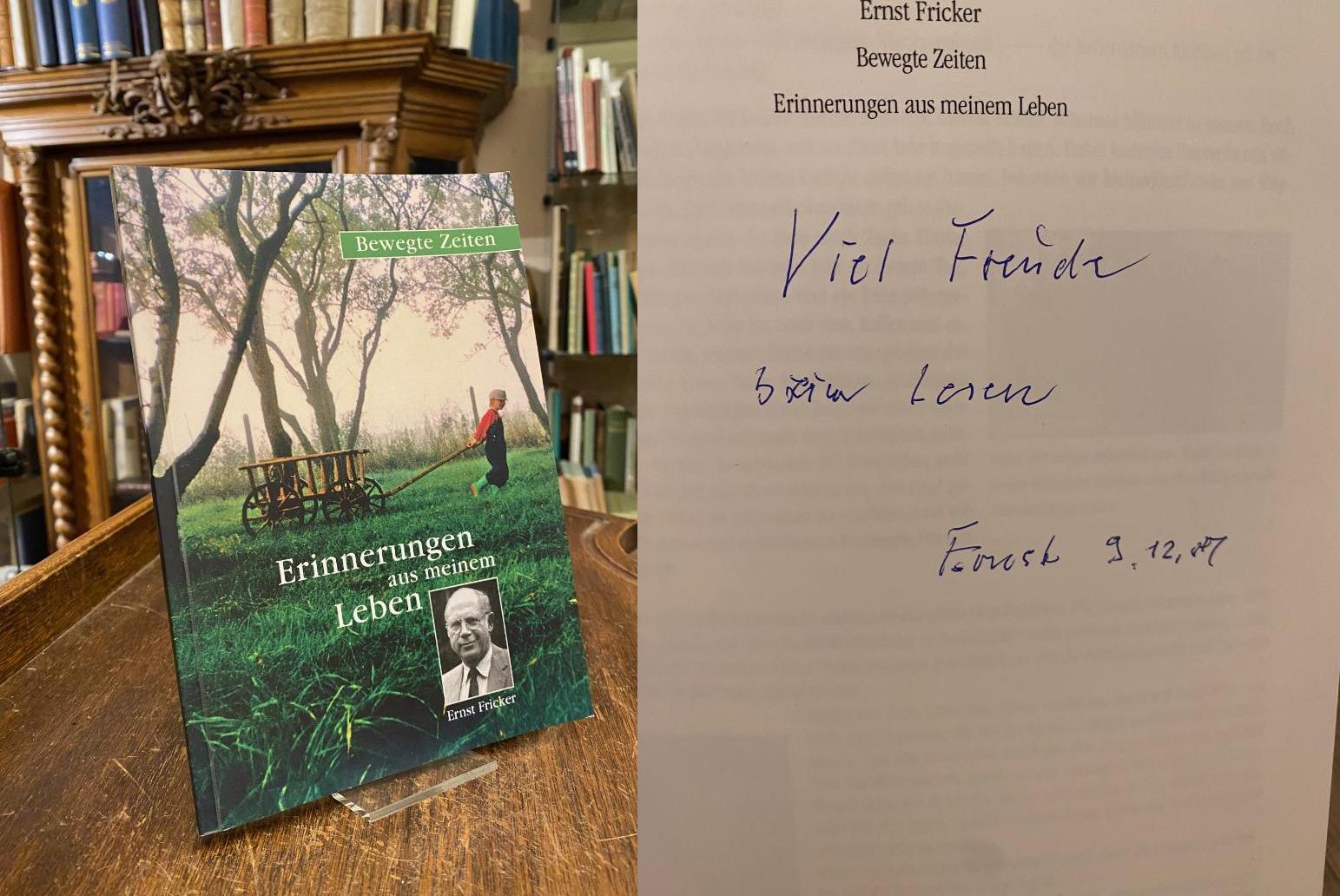 Fricker, Bewegte Zeiten : Erinnerungen aus meinem Leben.