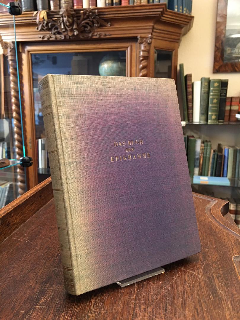 Fulda, Das Buch der Epigramme : Eine Auswahl deutscher Sinngedichte aus vier Jah