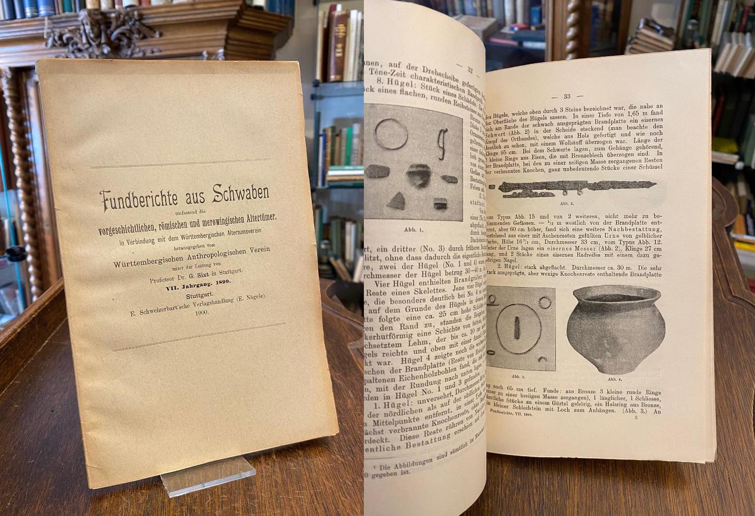Fundberichte aus Schwaben : 1899 : Jahrgang VII : umfassend die vorgeschichtlich