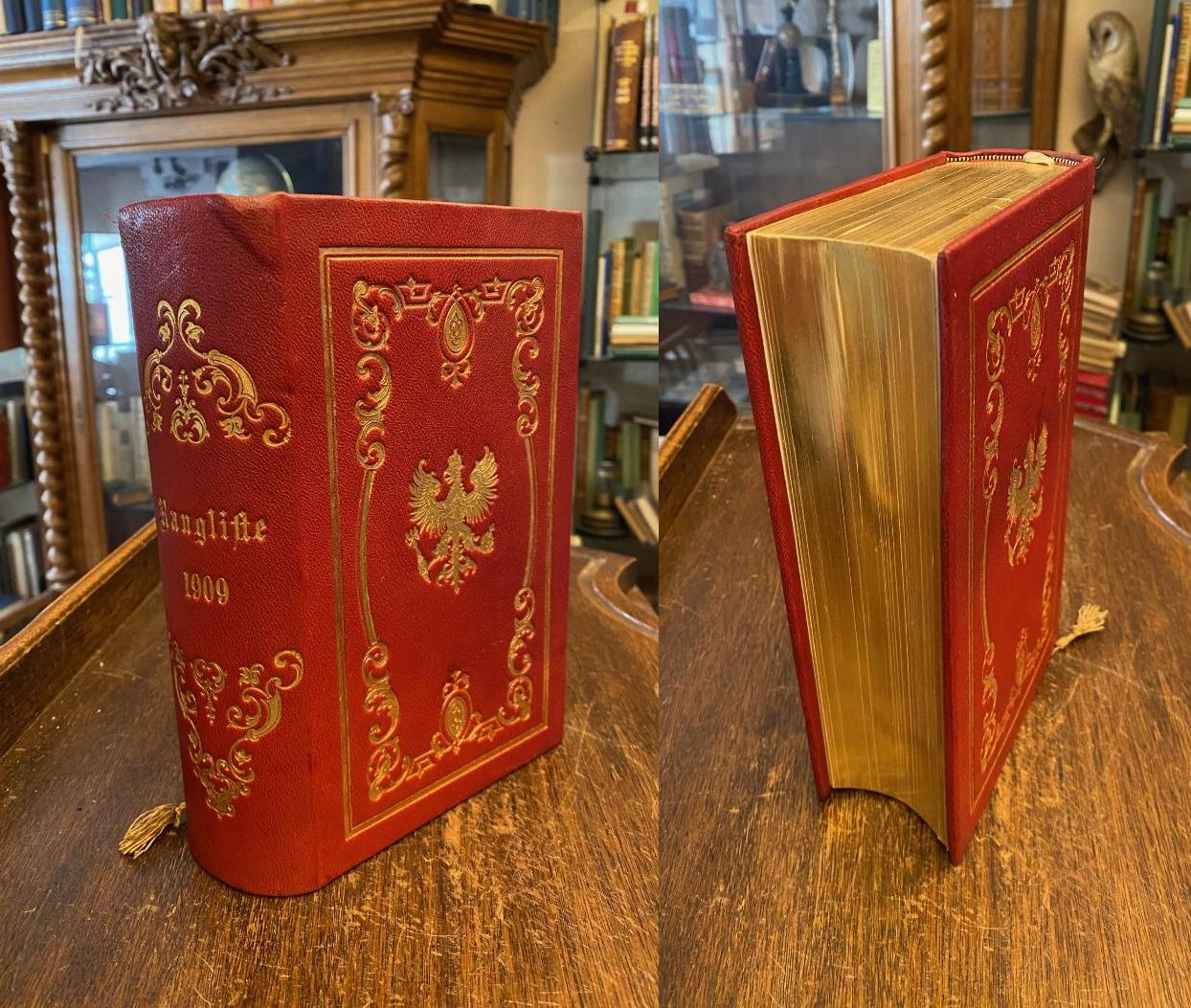 Rangliste 1909. - Kriegsministerium, Rangliste der Königlich Preußischen Armee u
