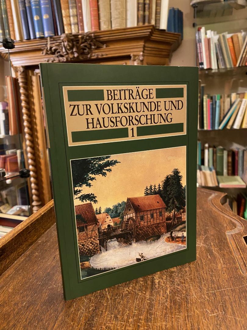Baumeier, Beiträge zur Volkskunde und Hausforschung : Band 1.
