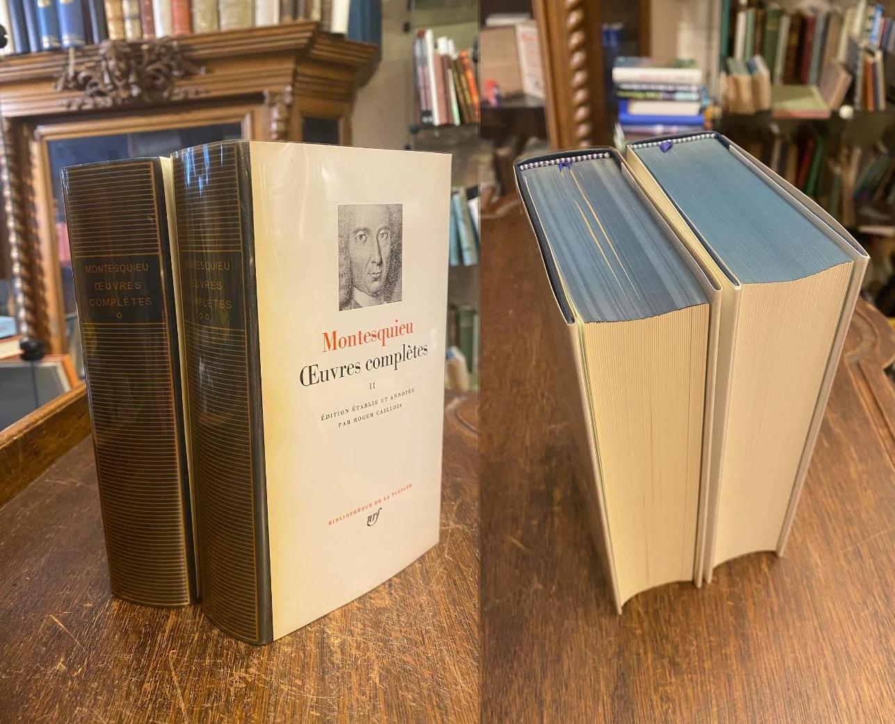 Montesquieu [Charles-Louis de Secondat, Montesquieu : Oeuvres completes I + II [