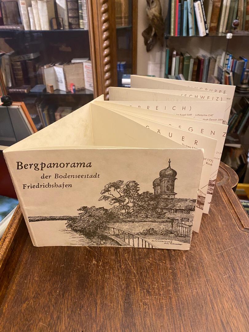 Friedrichshafen. - Kettnacker, Bergpanorama der Bodenseestadt Friedrichshafen.