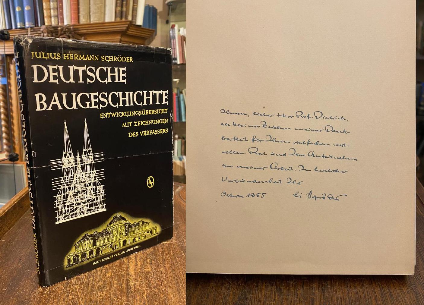 Schröder, Deutsche Baugeschichte : Entwicklungsübersicht mit Zeichnungen des Ver