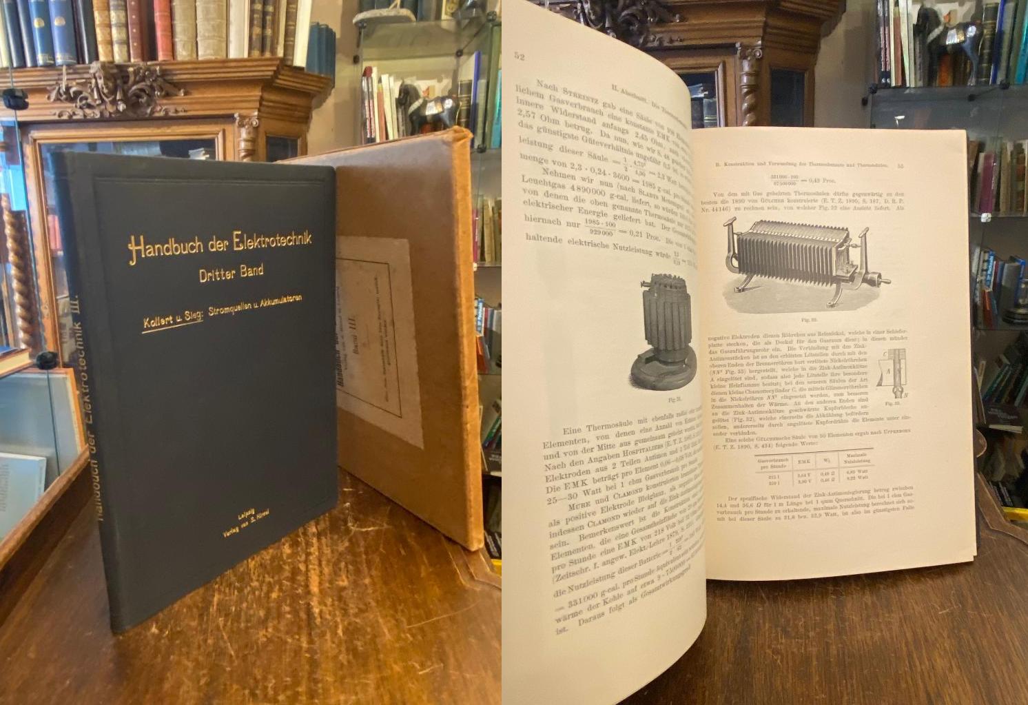 Heinke, Handbuch der Elektrotechnik : Band III: Stromquellen und Akkumulatoren.