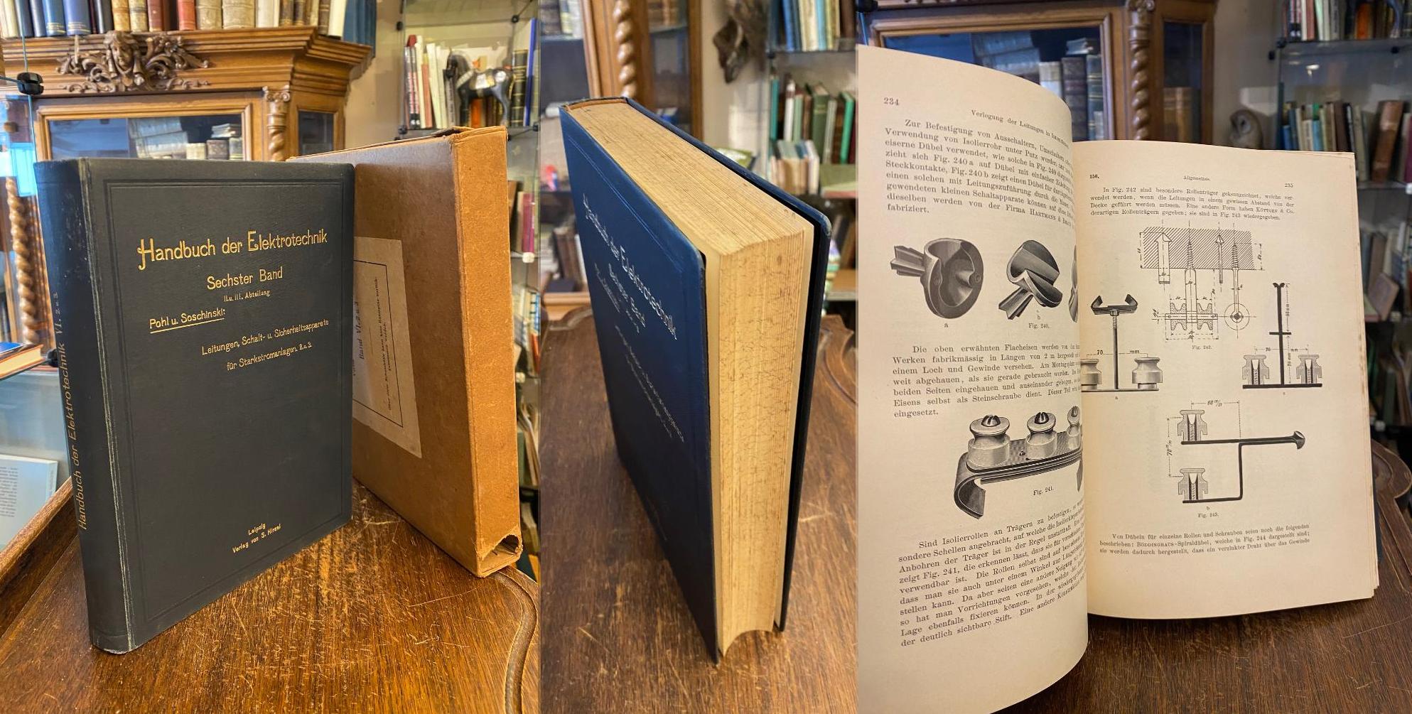 Heinke, Handbuch der Elektrotechnik : Band VI.: Die Leitungen, Schalt- und Siche