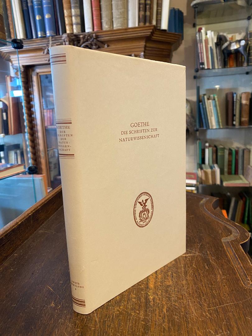 Goethe, Goethe : Leopoldina-Ausgabe : I. Abteilung (Texte); Band 4: Zur Farbenl