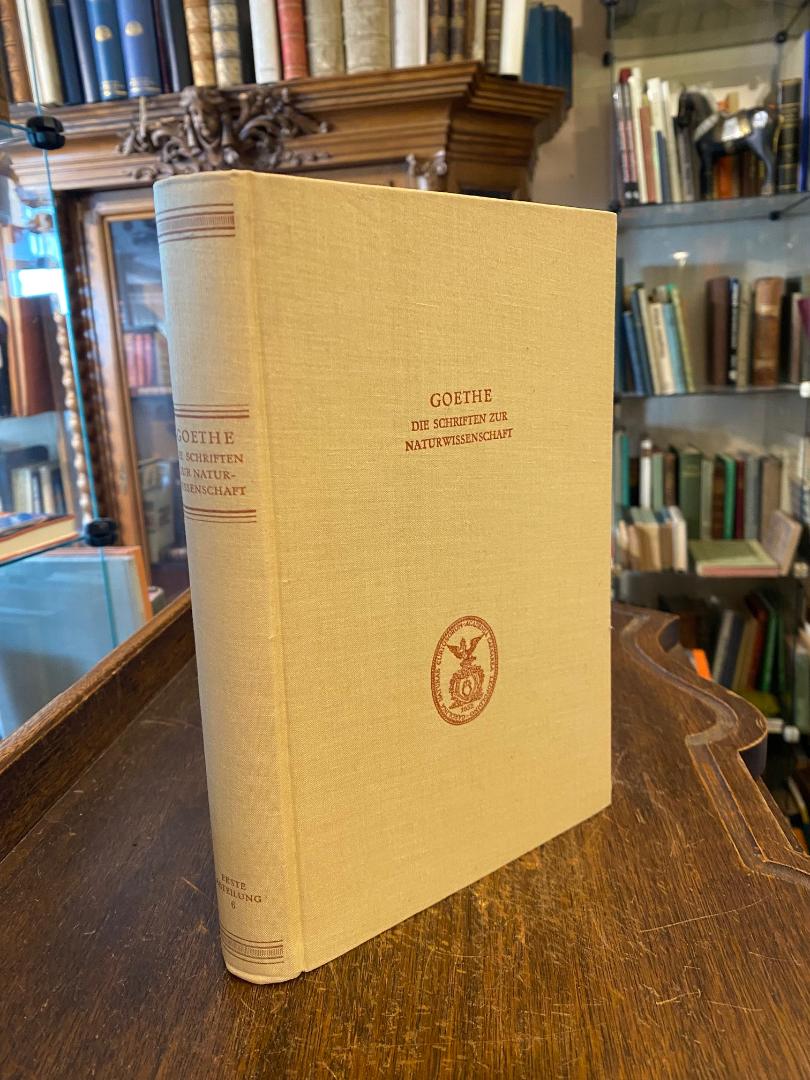 Goethe, Goethe : Leopoldina-Ausgabe : I. Abteilung (Texte); Band 6: Zur Farbenl