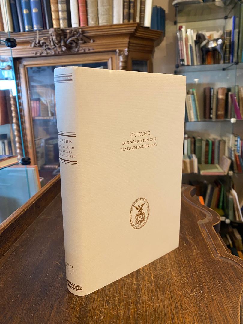 Goethe, Goethe : Leopoldina-Ausgabe : II. Abteilung (Ergänzungen und Erläuterun