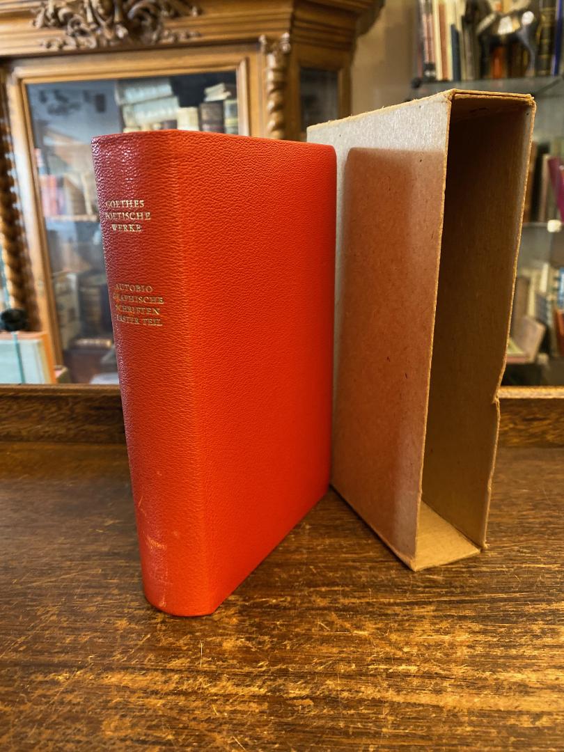 Goethe, Goethe : Autobiographische Schriften - Erster Teil.