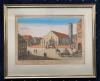 Ravensburg. - Guckkastenbild/Guckkastenblatt. - Leizelt, Marienplatz mit Lederha