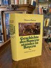 Stutzer, Geschichte des Bauernstandes in Bayern.